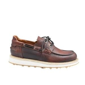 Ernesto Dolani Brown Moccasin Shoes With Contrasting Sole - NWT